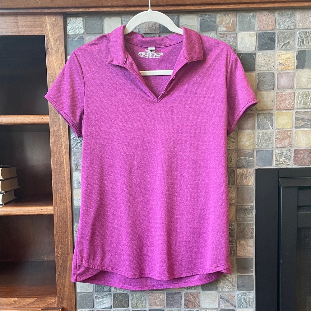 Women's Fuchsia Short Sleeve Top